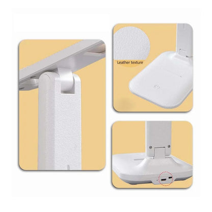Lámpara de Escritorio USB Touch Minimalista Sofisticada Escritorio Celular Blanco