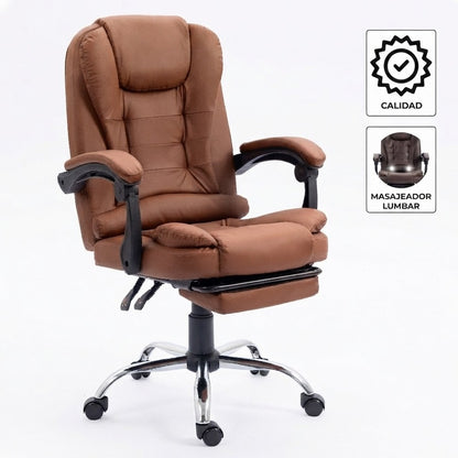 Silla de Oficina Con Masajeador Lumbar Sillium