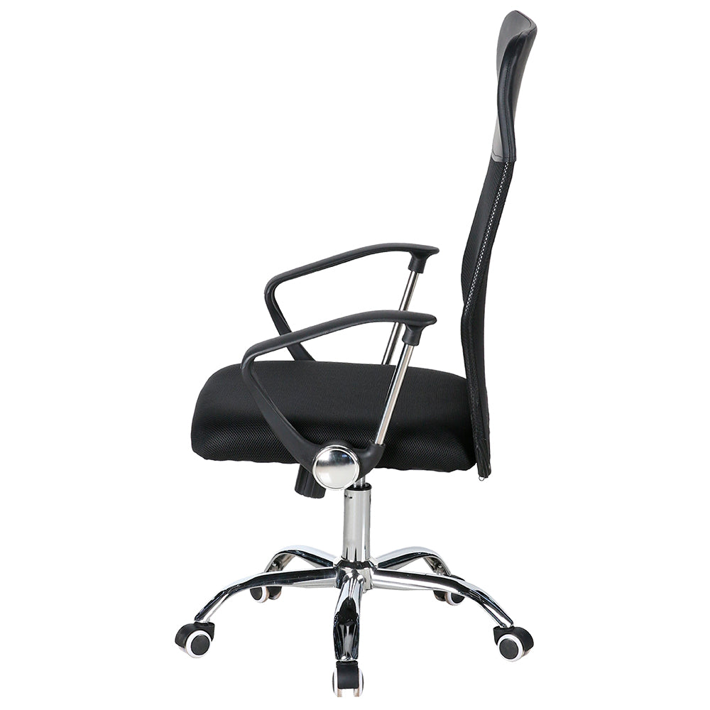 Silla de Oficina Ejecutiva Base de Acero Komsum Milan Negro